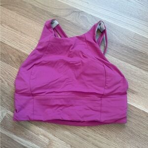 lululemon athletica Magenta Sports Bra